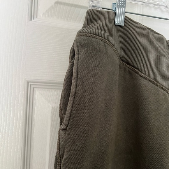 Aerie Green Sweat Pants Zip Up Size XL - Picture 5 of 9